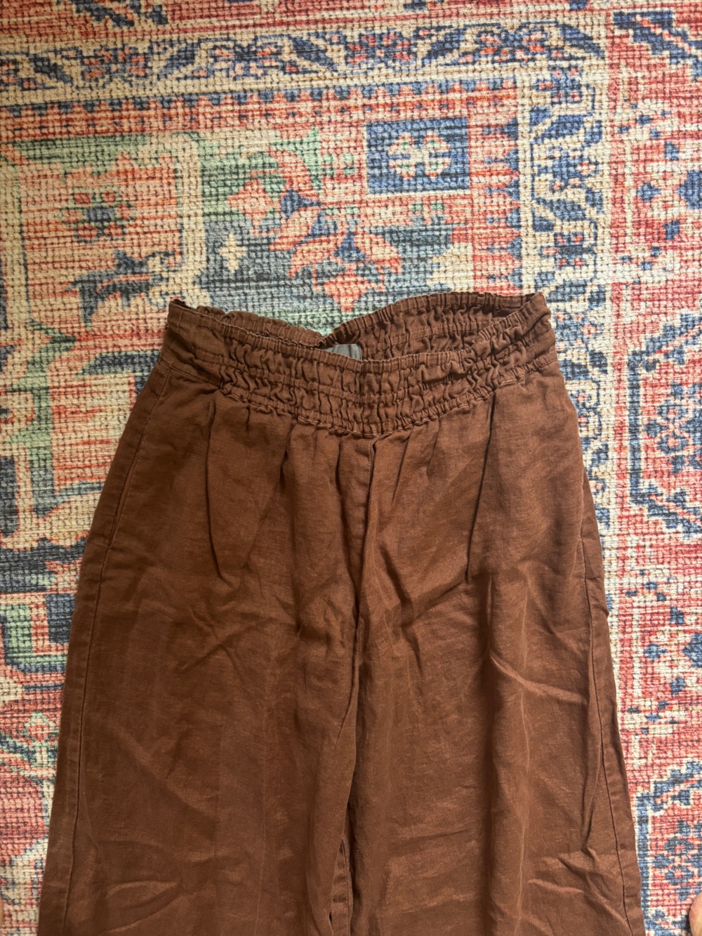 Anthropologie Somerset Pull-on Pant: Linen Edition, ST, fits up to M-L - Picture 4 of 6